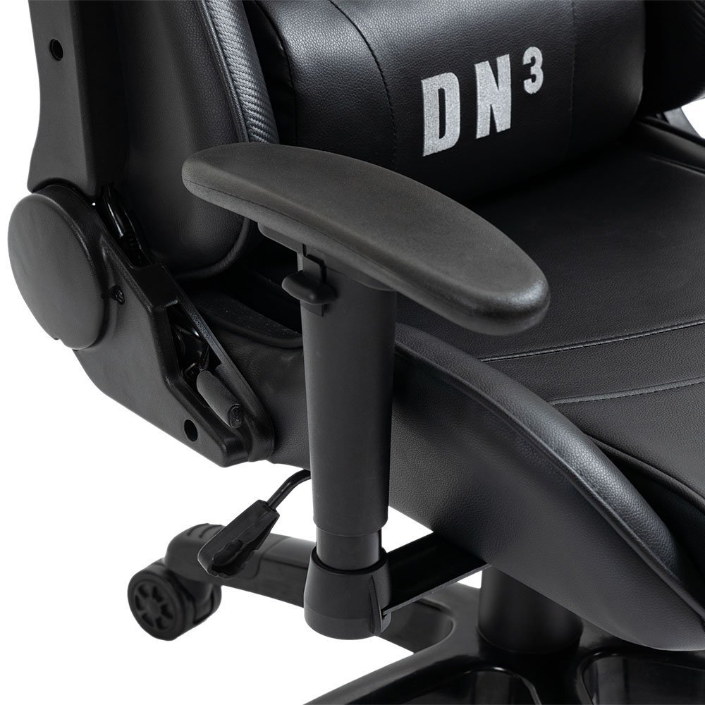 Cadeira de Escritório Ergonômica Preta Dn3 Gamer Suporta até 150 Kg Resistente - 4