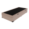 Cama Box com Baú Solteiro Bege Comfort Prime 78x188 - 1