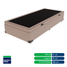 Cama Box com Baú Solteiro Bege Comfort Prime 78x188 - 3