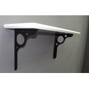 Ver imagem 2 de Mão Francesa Grande 20x30cm Bola PRETA ALL STYLE