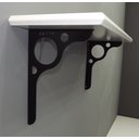 Ver imagem 3 de Mão Francesa Grande 20x30cm Bola PRETA ALL STYLE