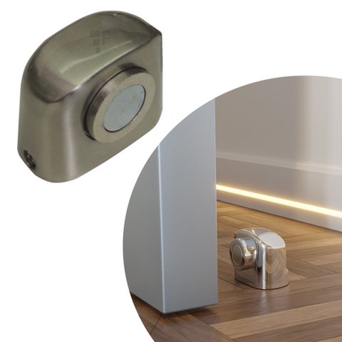 Prendedor de Porta - Ez 212 - Escovado - 37 Mm