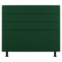 Ver imagem 1 de Cabeceira Cama Box Casal Queen Size Malik 160cm Suede Verde - Abmaza