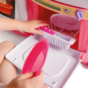 Ver imagem 4 de Cozinha Infantil Completa Bella Tateti Sai Água De Verdade Acessórios Microondas:Rosa