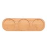 Conjunto 3 Petisqueiras de Cerâmica com Bandeja de Bambu 32cm X 9,5cm X 5cm - Lyor - 3