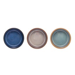 Conjunto 3 Petisqueiras de Cerâmica com Bandeja de Bambu 32cm X 9,5cm X 5cm - Lyor - 4