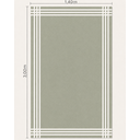 Ver imagem 6 de Toalha de Mesa Paris 10 Lugares Algodão 1,40 x 3,00 m Verde Santa Sofia