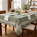 Ver imagem 1 de Toalha de Mesa Paris 10 Lugares Algodão 1,40 x 3,00 m Verde Santa Sofia