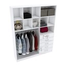 Ver imagem 3 de ARMÁRIO ARARA GAVETA M42.2020.B 100% MDF (CLOSET, LOJA) MUNDI MOVEIS