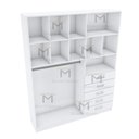 Ver imagem 2 de ARMÁRIO ARARA GAVETA M42.2020.B 100% MDF (CLOSET, LOJA) MUNDI MOVEIS