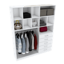 Ver imagem 1 de ARMÁRIO ARARA GAVETA M42.2020.B 100% MDF (CLOSET, LOJA) MUNDI MOVEIS