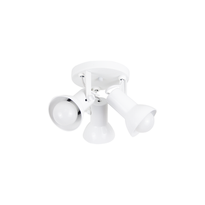 Spot Sobrepor 3 Lâmpadas Direcionável E-27 Branco