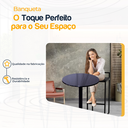 Ver imagem 3 de Kit 2 Banqueta Quadrada Preta para Balcão Ilha Cozinha Gourmet Bancada Piscina Bares Àrea de Lazer
