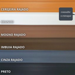 Rodapé de PVC 10 cm altura Frisado barra com 2 M cor BRANCO - 5