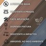 Rodapé de PVC 10 cm altura Frisado barra com 2 M cor BRANCO - 4