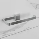 Ver imagem 4 de Kit Acessórios para Banheiros 4 Peças Prata Lavabo com Toalheiro Duplo