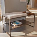 Ver imagem 1 de Banco Sapateira Estofado 2 Lugares Vale