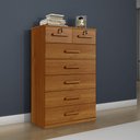 Ver imagem 1 de Cômoda Barcelona 7 Gavetas Benetil Móveis