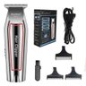 Maquina Cortar Cabelo Profissional Kemei 2600 + Kemei 032 + Kit Escova Disfarce e Navalha - 11