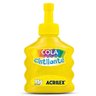 Cola Glitter 6 Cores + Cola Cintilante 95g Amarelo Acrilex - 2