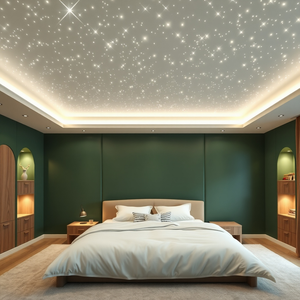 Céu Estrelado Original Branco Kit Fibra Ótica 1000 Pontos