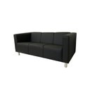 Ver imagem 2 de Sofá Nilo Sala Recepção 3 Lugares - Preto