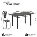 Ver imagem 3 de Conjunto Sala de Jantar com 6 Cadeiras Lara Preto