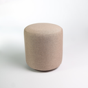 Ver imagem 3 de Puff Redondo Perse Decorativo Sala Tecido Linho
