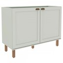 Ver imagem 3 de Balcão de Cozinha 2 Portas Verde Mint 1502 - Genialflex