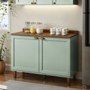 Ver imagem 1 de Balcão de Cozinha 2 Portas Verde Mint 1502 - Genialflex