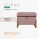 Ver mais imagens de Puff Recamier Baú Versallies 50 Cm para Sala Quarto Bouclé
