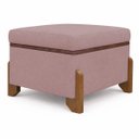 Ver imagem 3 de Puff Recamier Baú Versallies 50 Cm para Sala Quarto Bouclé