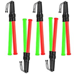 Bastao Sinalizador 2 Cores Led Kit 5 Unidades Segurança Fiscalizaçao Transito Obra Sinalizaçao Estac - 1