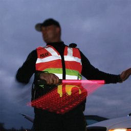 Bastao Sinalizador 2 Cores Led Kit 5 Unidades Segurança Fiscalizaçao Transito Obra Sinalizaçao Estac - 2