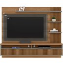 Ver imagem 1 de Painel Home Moderno Ripado Araruna com 2 Portas e Nichos para Tv até 65 Polegadas - Linea Brasil:ame