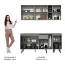 Ver imagem 6 de Armário de Cozinha Completa 180cm Cinza Nice Madesa 01