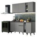 Ver imagem 3 de Armário de Cozinha Completa 180cm Cinza Nice Madesa 01
