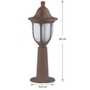 Ver imagem 3 de Kit 2 Balizadores para Jardim Termoplástico Lente Fosca E27 Modena Dital Luminária Externa Clá