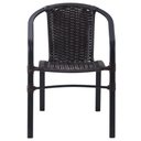 Ver imagem 4 de Kit 6 Cadeiras Alumínio e Mesa Tampo Varanda Jardim Piscina Cappuccino