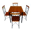 Ver imagem 4 de Jogo de Mesa Rústico Minas Rústico Jogo Bistrô