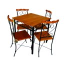 Ver imagem 2 de Jogo de Mesa Rústico Minas Rústico Jogo Bistrô