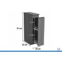 Ver imagem 3 de Balcão Cozinha Porta Condimento 20cm Liga Canela Kappesberg