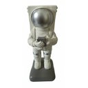 Ver imagem 1 de Decoração em Resina, Suporte de Celular Astronauta Detalhes Prata