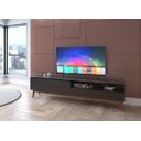 Ver imagem 2 de Rack para TV Wall 1.8 Preto - MoveisAqui