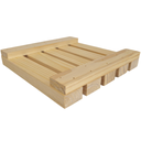 Ver imagem 4 de 4 Deck Madeira Modular Reforçado Pinus 30x30 Natural Interno
