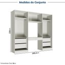 Ver imagem 6 de Guarda-Roupa Planejado 4 Peças com 6 Portas Orion CabeCasa MadeiraOriginals Bege