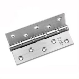Dobradiça Inox para Porta Dobradiça Anti Ruído 12,4cm - 3