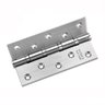 Dobradiça Inox para Porta Dobradiça Anti Ruído 12,4cm - 3