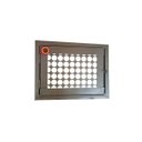 Ver imagem 1 de Frente Hidrômetro Tela Moeda Com Porta Cadeado 50x40cm