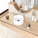 Ver imagem 5 de Cuba Pia para Banheiro Redonda 26cm Celine C08 Branco - Mpozenato